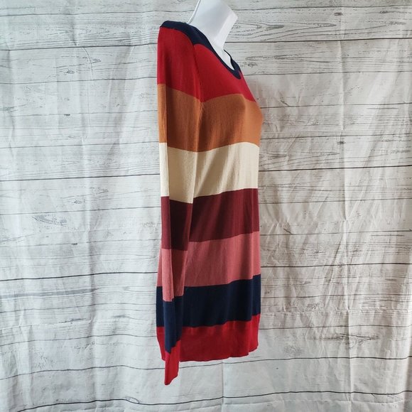 Splendid Womens Maternity Sweater Sz Small Multicolor Striped Long Sleeve - Picture 3 of 6